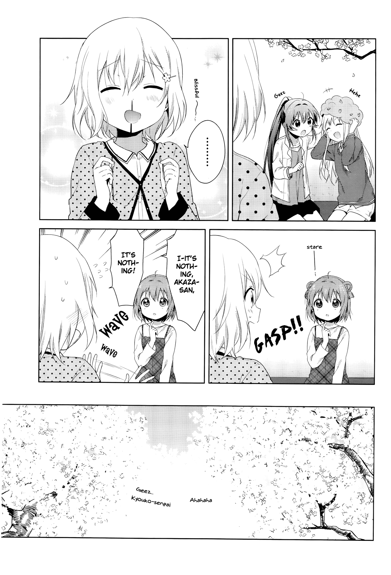 Yuru Yuri Chapter 83 page 9 - Chapter 83: Flower Viewing with a Bang
