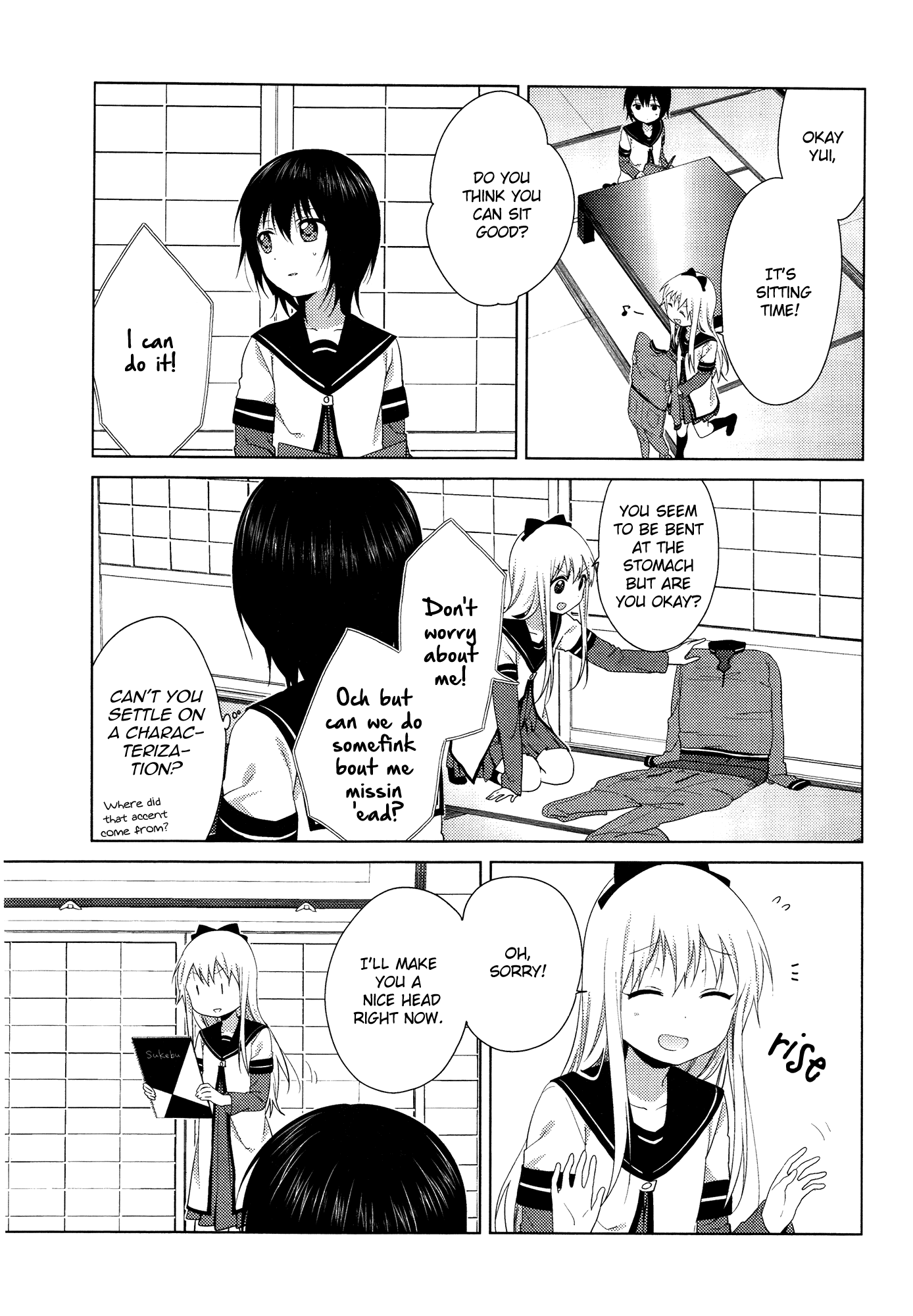 Yuru Yuri Chapter 86 page 7 - Chapter 86: Let's Pose!