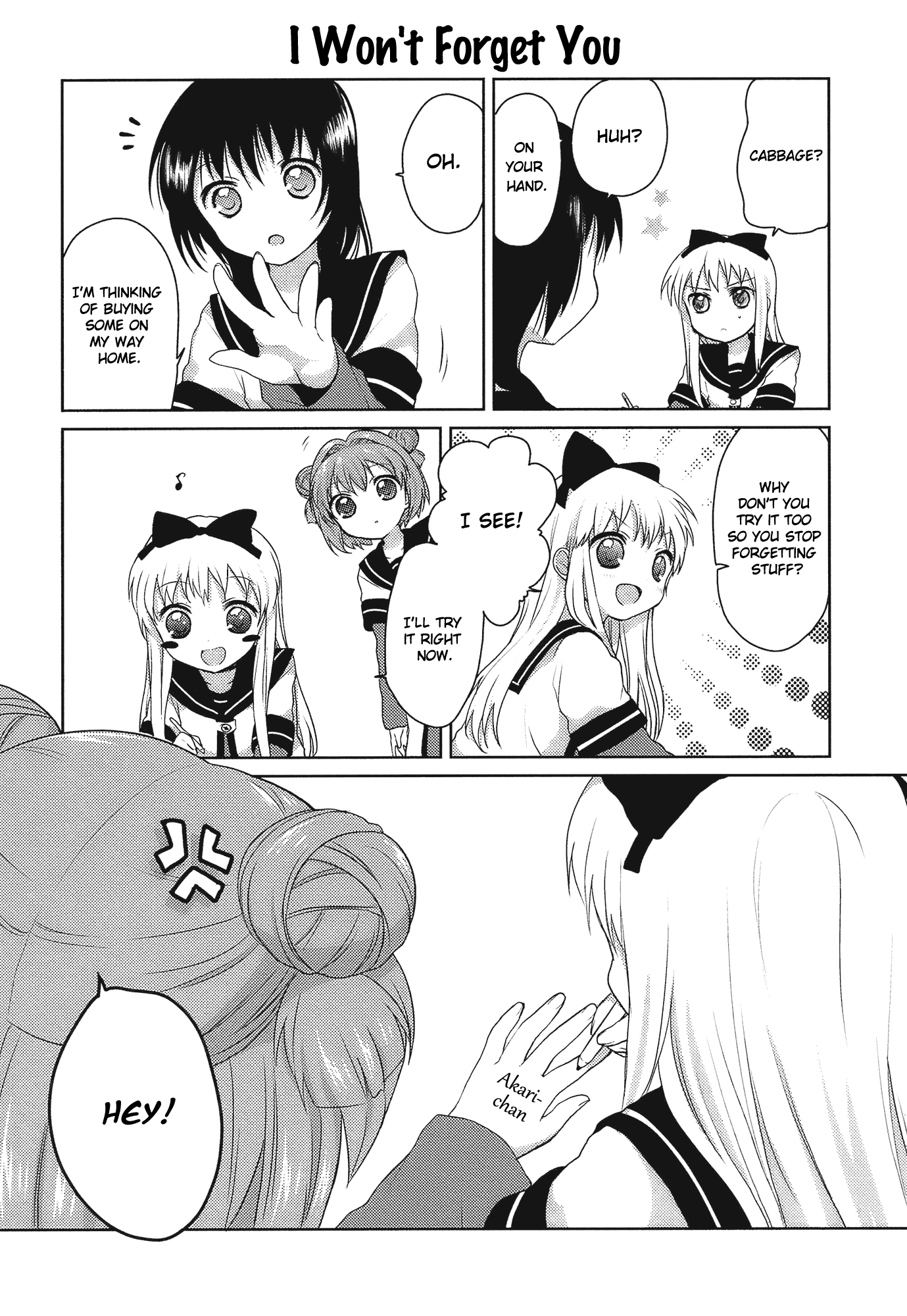 Yuru Yuri Chapter 9 page 2 - Chapter 9: Homework When You Least Expect It