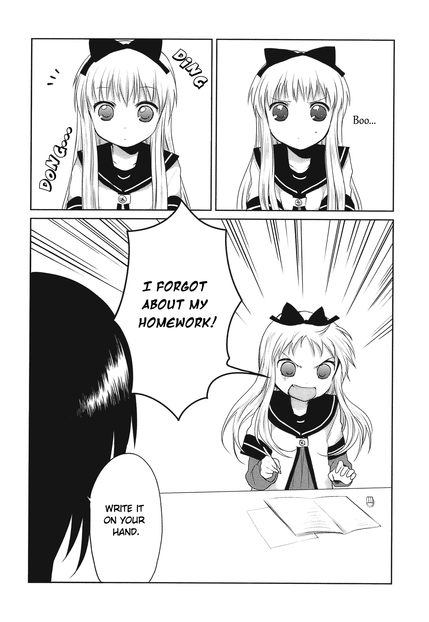 Yuru Yuri Chapter 9 page 8 - Chapter 9: Homework When You Least Expect It