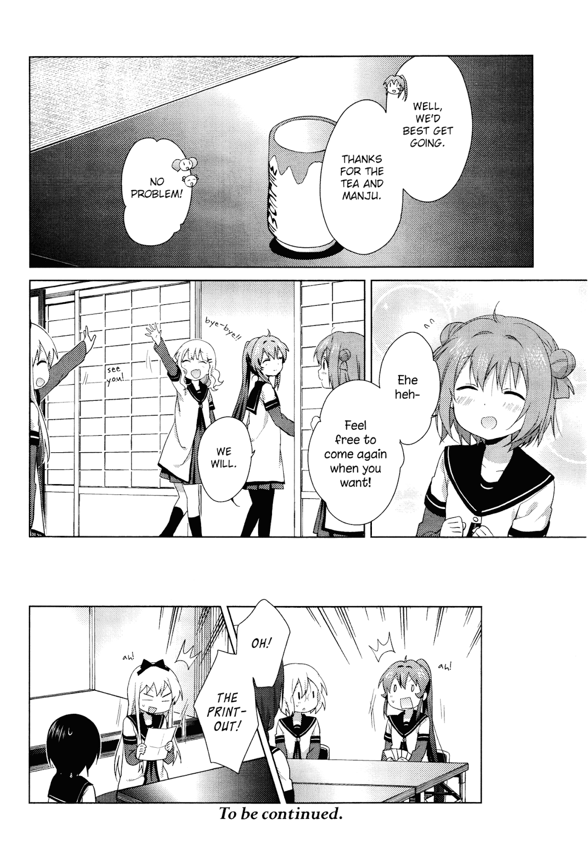 Yuru Yuri Chapter 95 page 12 - Chapter 95: All Roads Lead to the Punchline