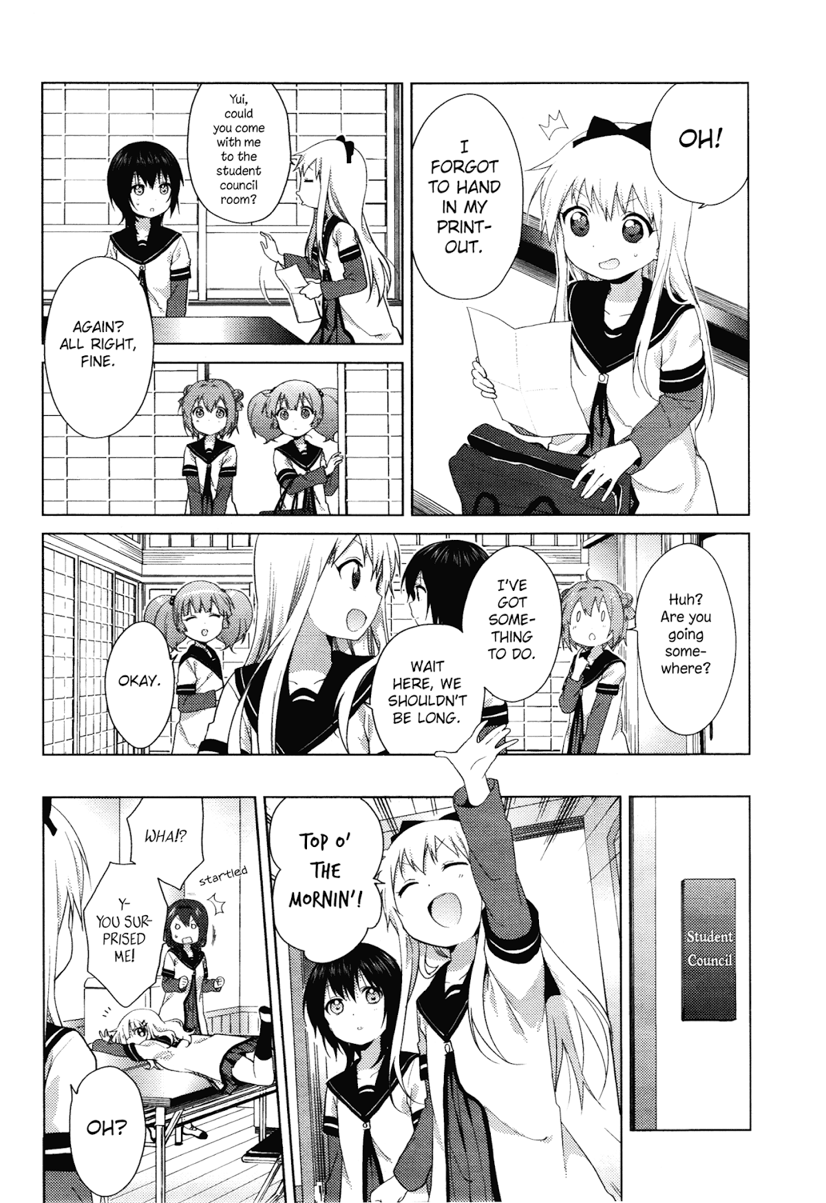 Yuru Yuri Chapter 95 page 2 - Chapter 95: All Roads Lead to the Punchline