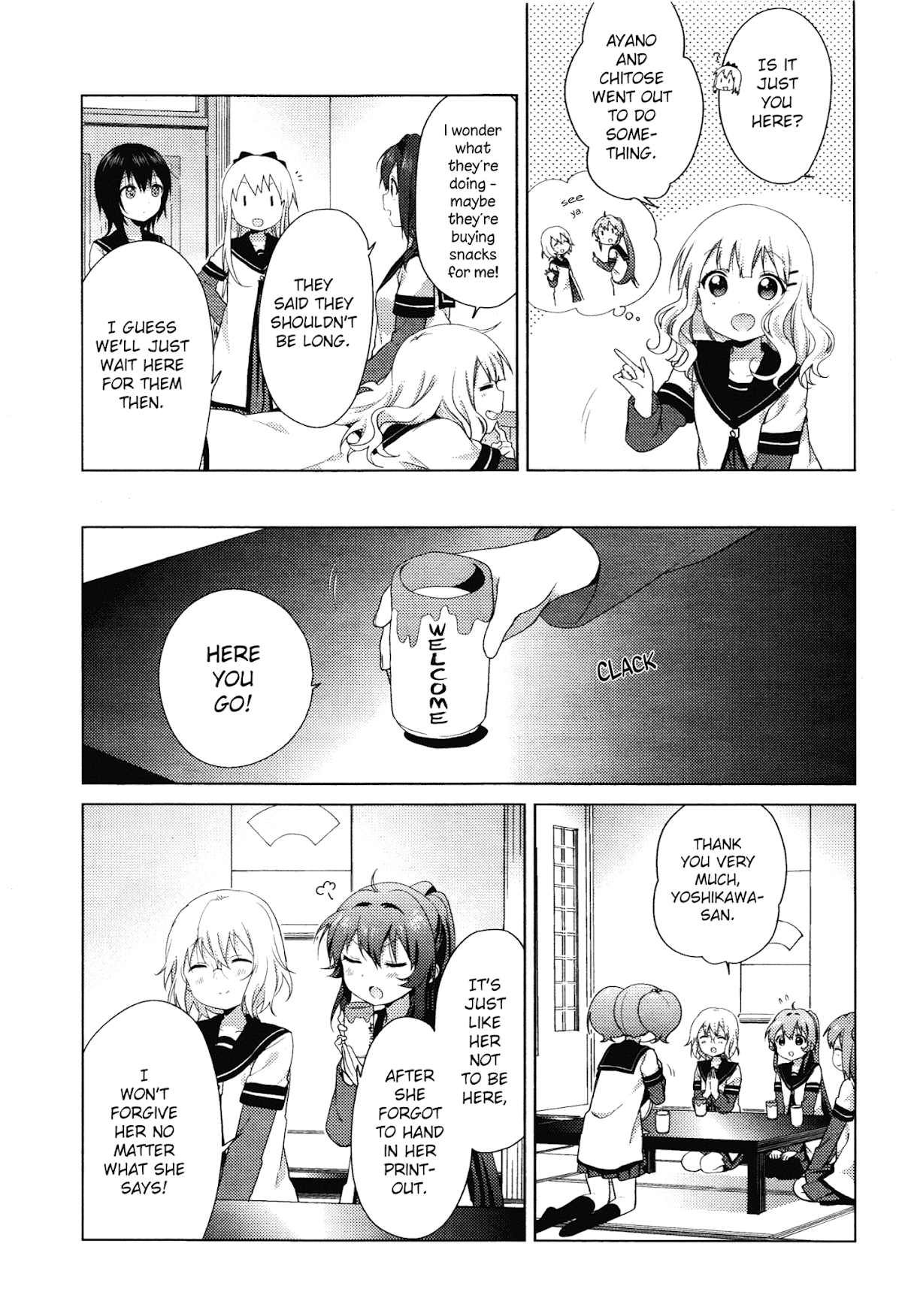 Yuru Yuri Chapter 95 page 3 - Chapter 95: All Roads Lead to the Punchline