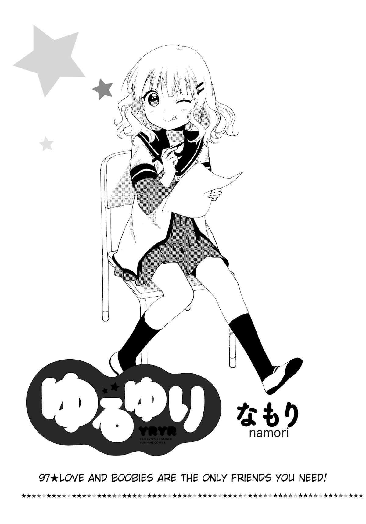 Yuru Yuri Chapter 97 page 1 - Chapter 97: Love and Boobies are the Only Friends You Need!