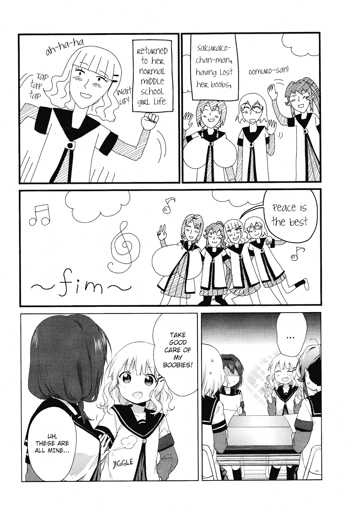 Yuru Yuri Chapter 97 page 12 - Chapter 97: Love and Boobies are the Only Friends You Need!