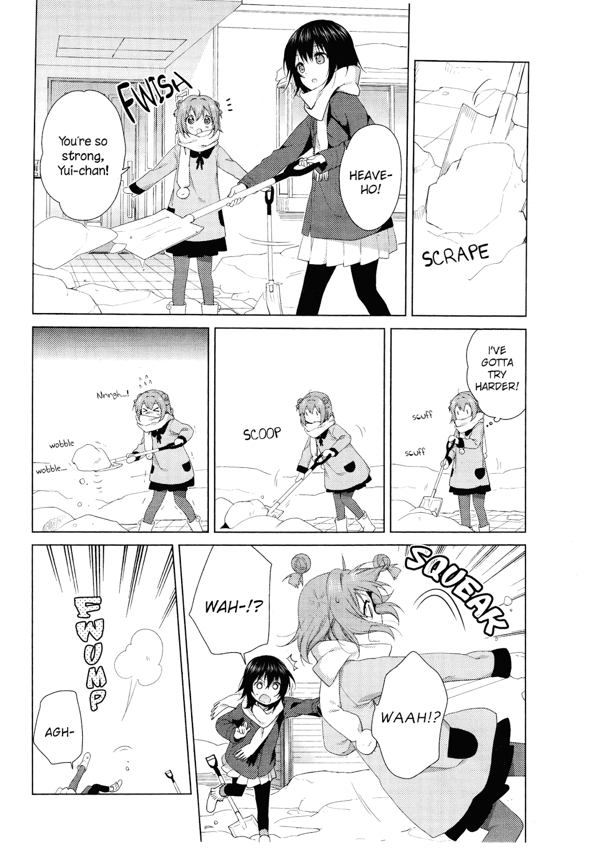 Yuru Yuri Chapter 98 page 4 - Chapter 98: Snow Shovelers Wanted!