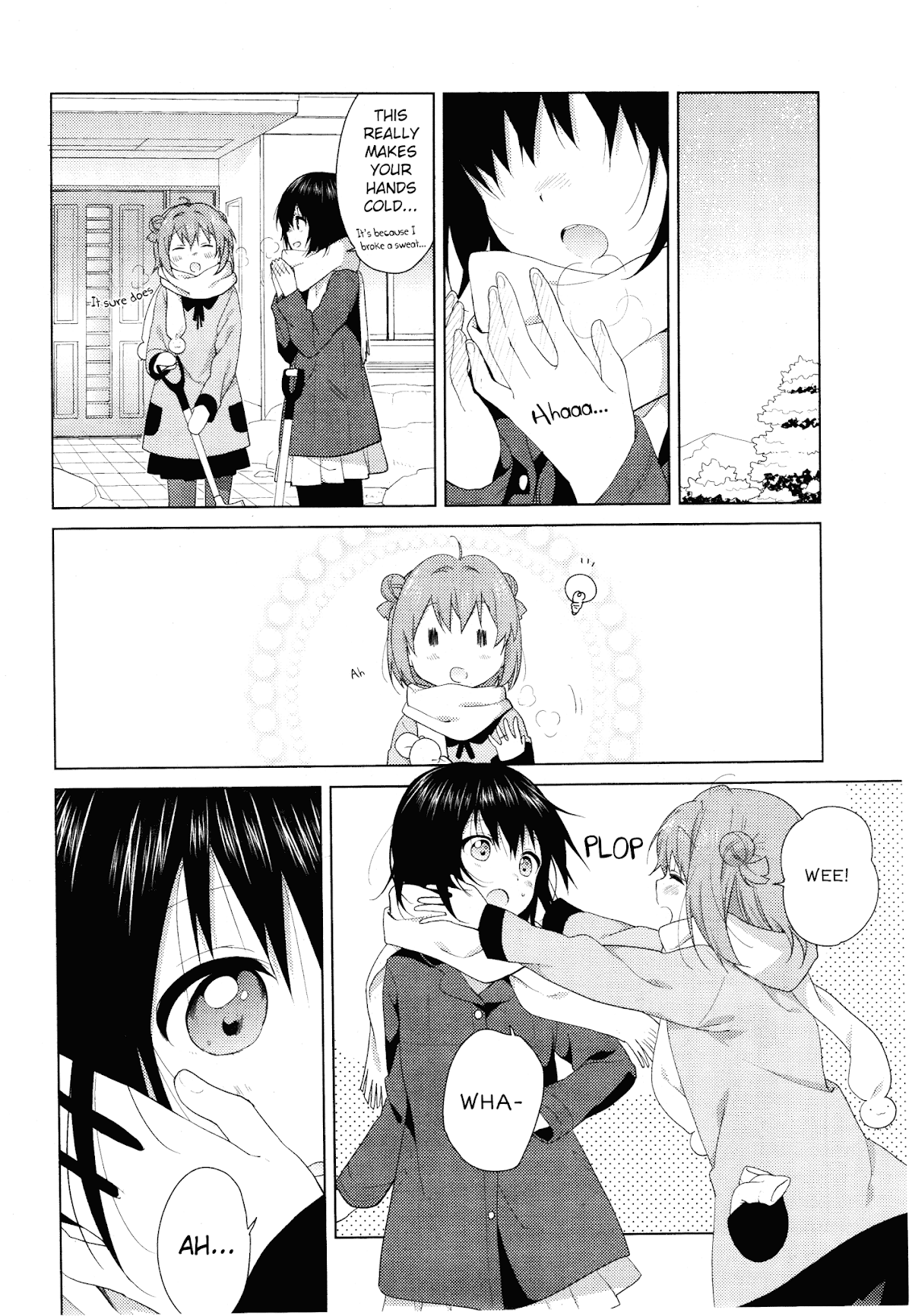 Yuru Yuri Chapter 98 page 6 - Chapter 98: Snow Shovelers Wanted!