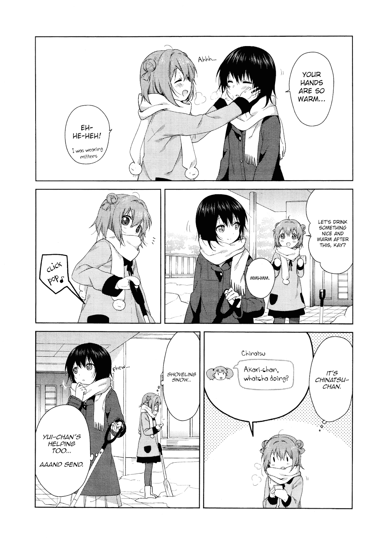 Yuru Yuri Chapter 98 page 7 - Chapter 98: Snow Shovelers Wanted!
