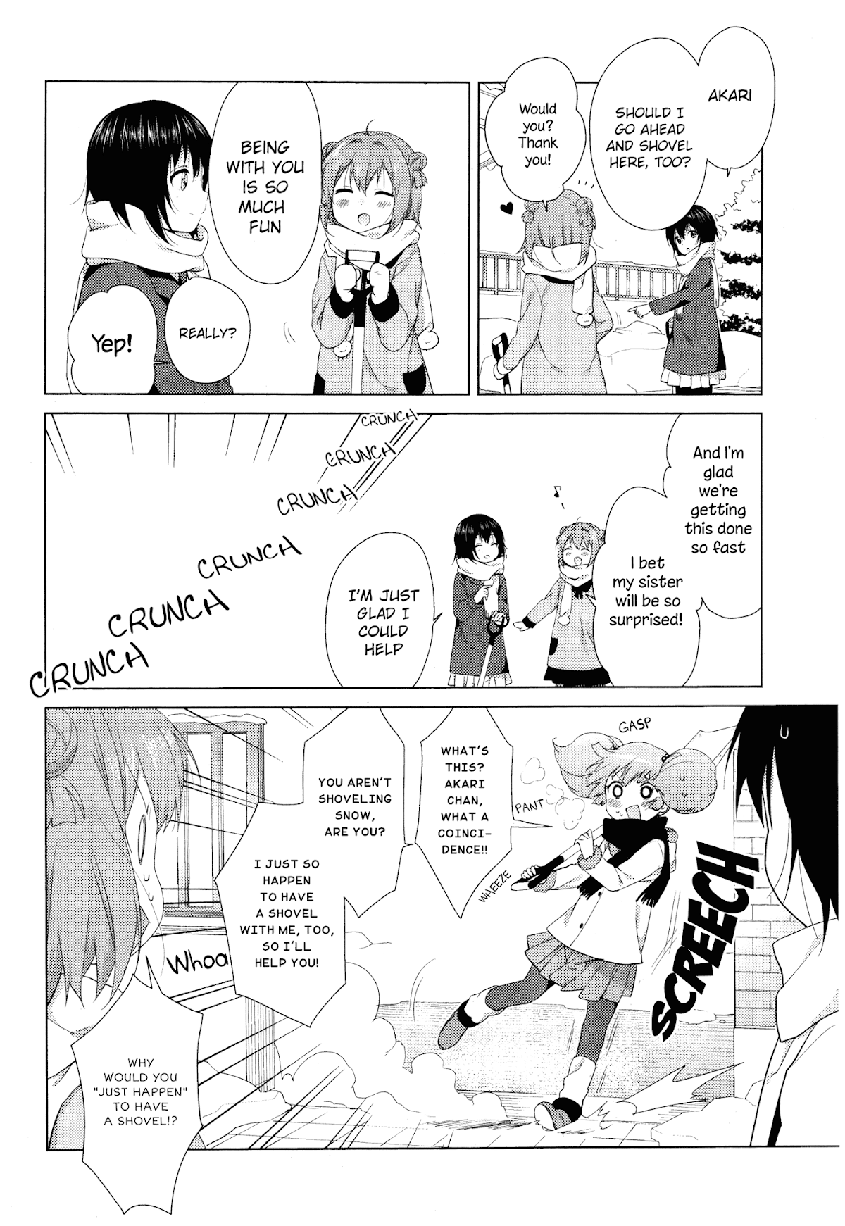 Yuru Yuri Chapter 98 page 8 - Chapter 98: Snow Shovelers Wanted!