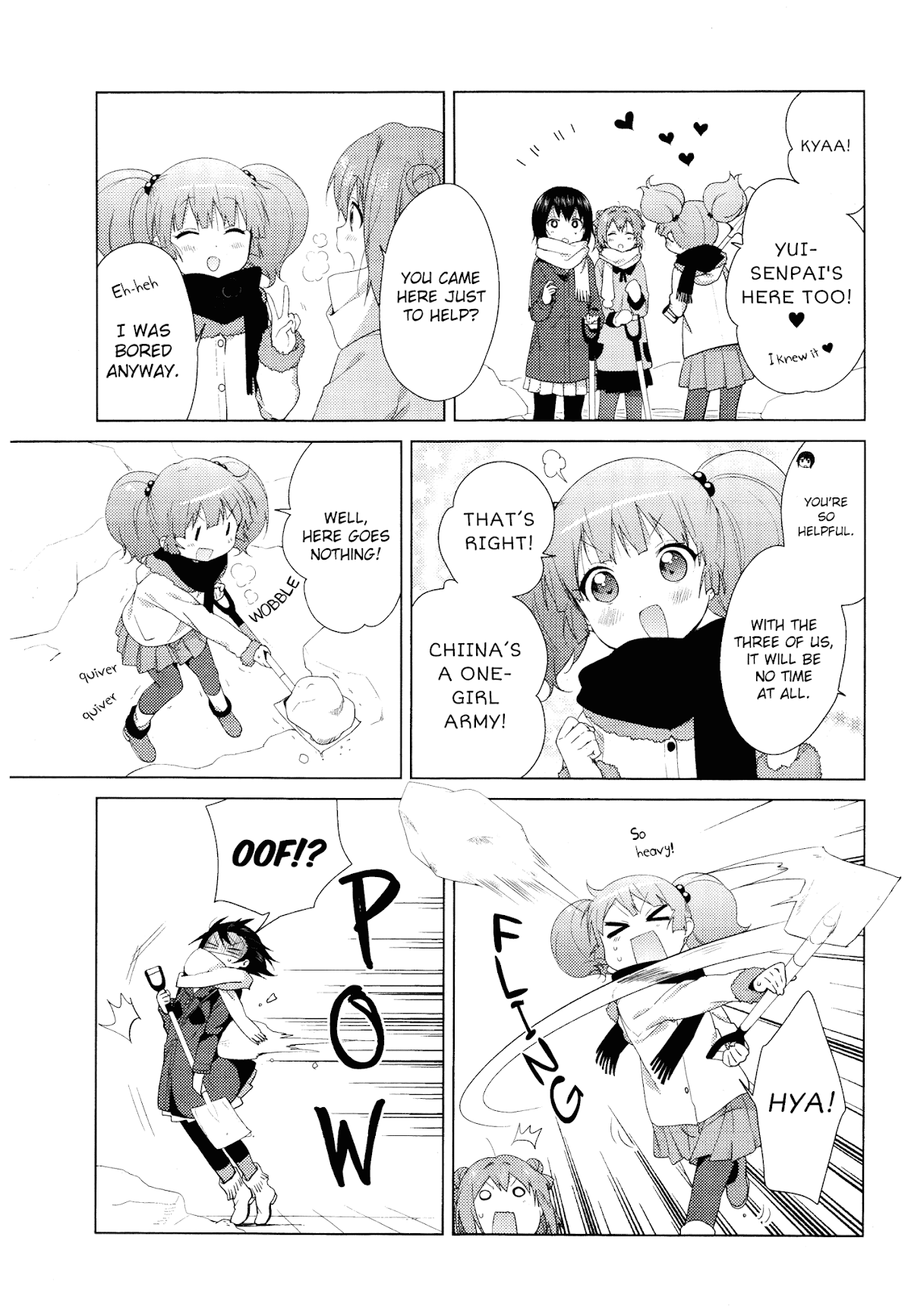 Yuru Yuri Chapter 98 page 9 - Chapter 98: Snow Shovelers Wanted!
