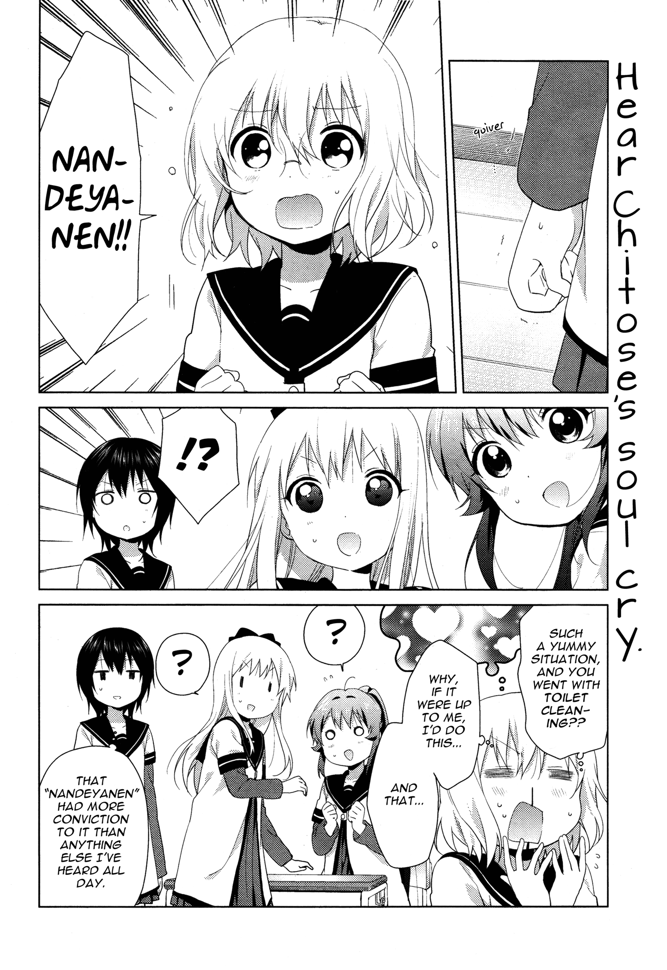 Yuru Yuri Chapter 99 page 13 - Chapter 99: Nandeyanen!