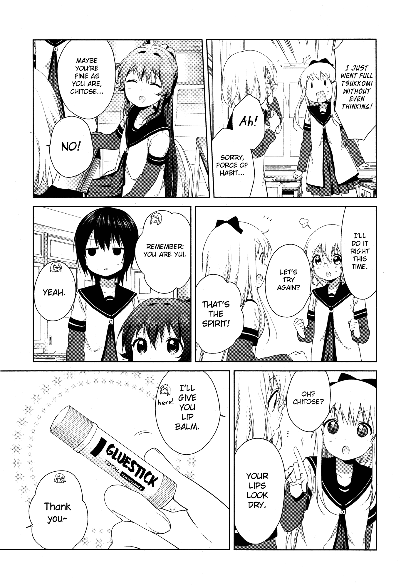 Yuru Yuri Chapter 99 page 8 - Chapter 99: Nandeyanen!