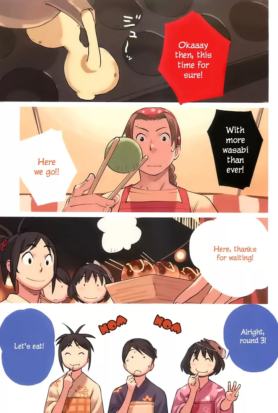 Yuru Yuru Chapter 11 page 7 - Chapter 11 : Wasabi Takoyaki Russian Roulette