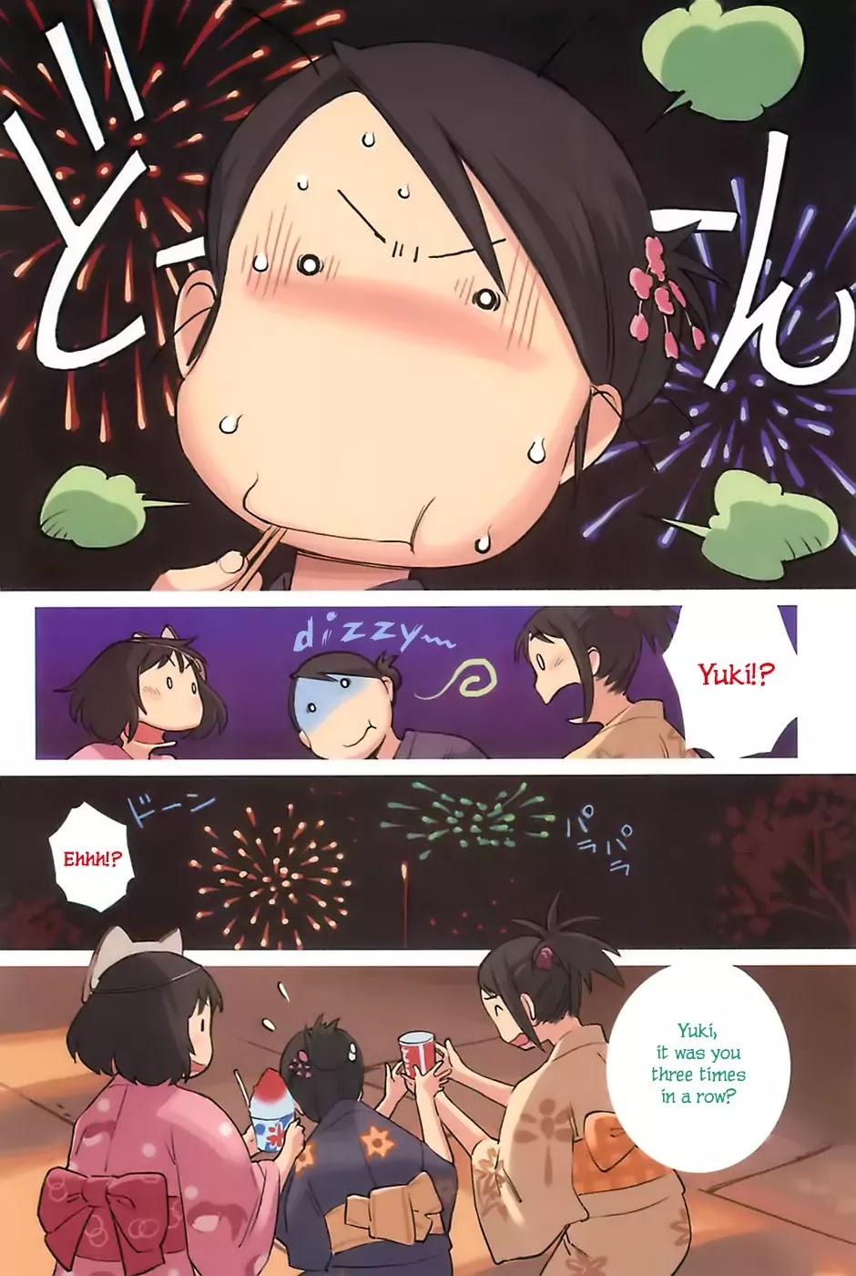 Yuru Yuru Chapter 11 page 8 - Chapter 11 : Wasabi Takoyaki Russian Roulette