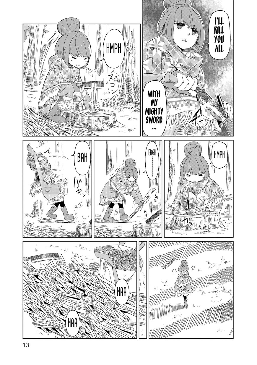 Yurucamp Chapter 1 page 13 - Chapter 1 : Mt. Fuji and Cup Ramen