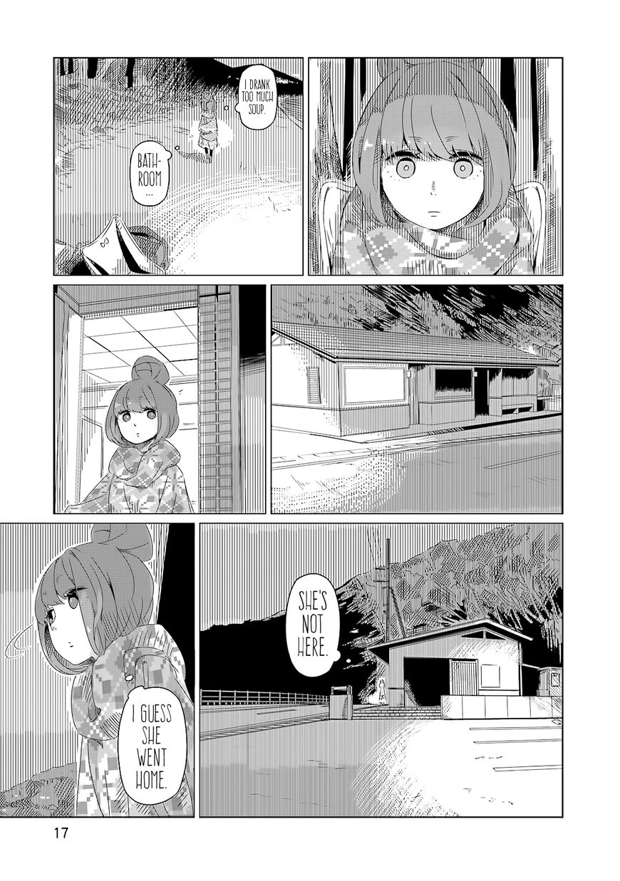 Yurucamp Chapter 1 page 17 - Chapter 1 : Mt. Fuji and Cup Ramen