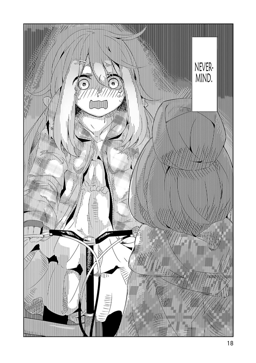 Yurucamp Chapter 1 page 18 - Chapter 1 : Mt. Fuji and Cup Ramen