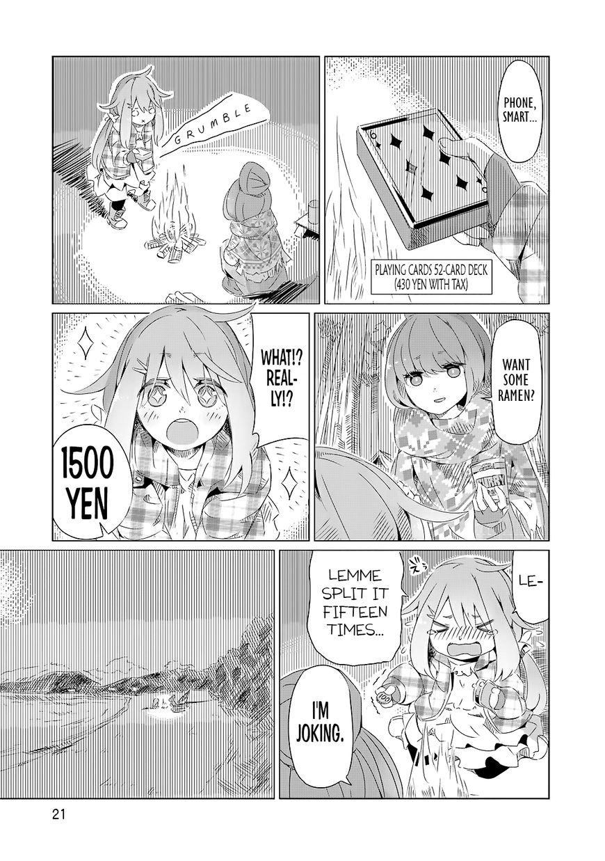 Yurucamp Chapter 1 page 21 - Chapter 1 : Mt. Fuji and Cup Ramen