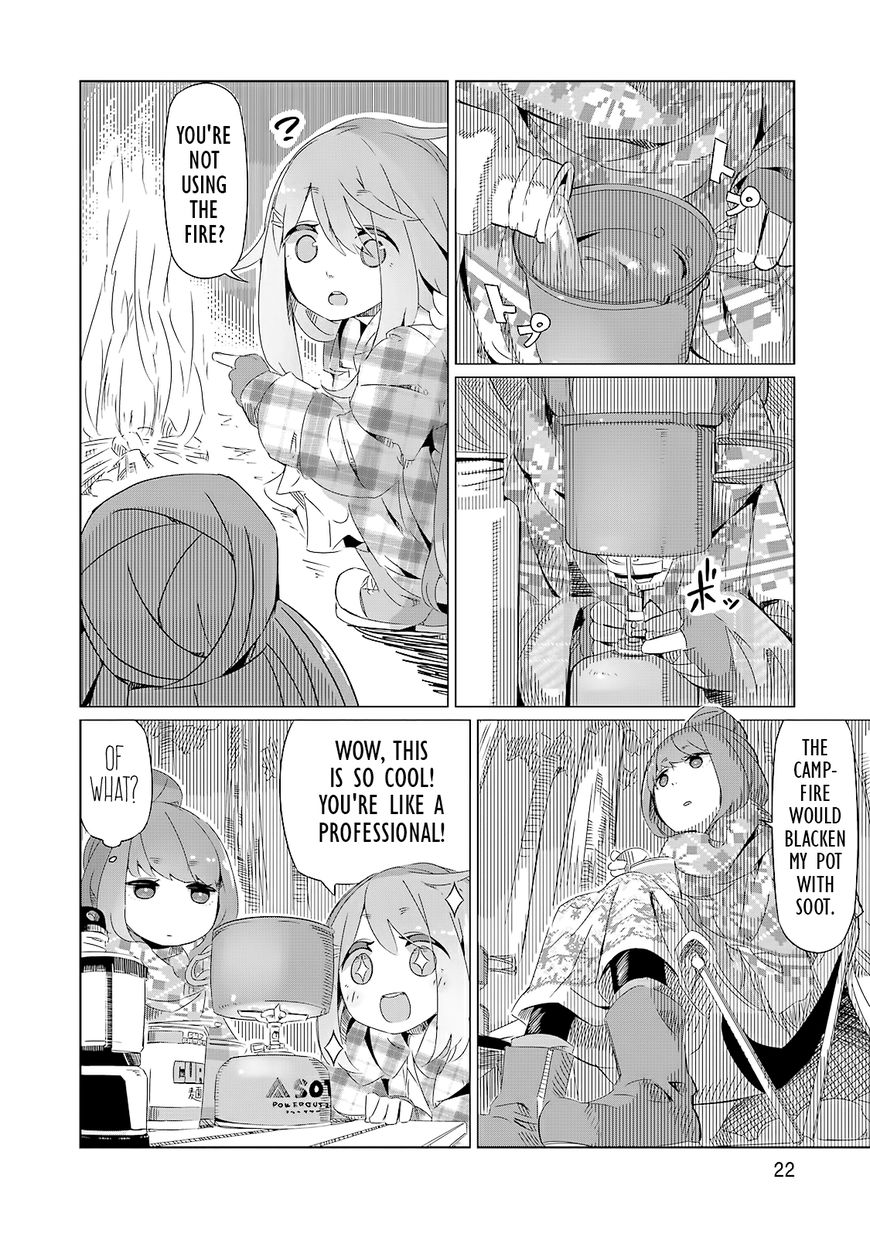 Yurucamp Chapter 1 page 22 - Chapter 1 : Mt. Fuji and Cup Ramen