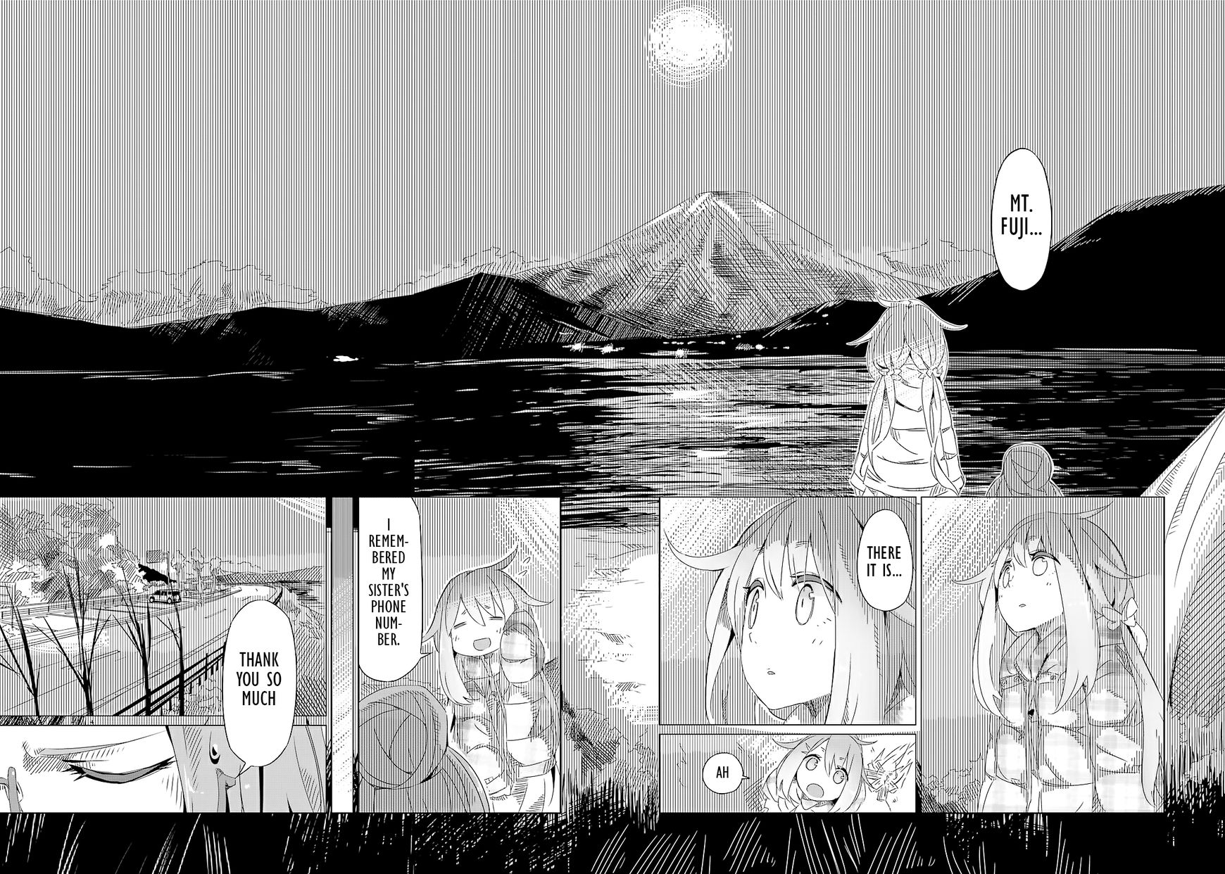 Yurucamp Chapter 1 page 28 - Chapter 1 : Mt. Fuji and Cup Ramen