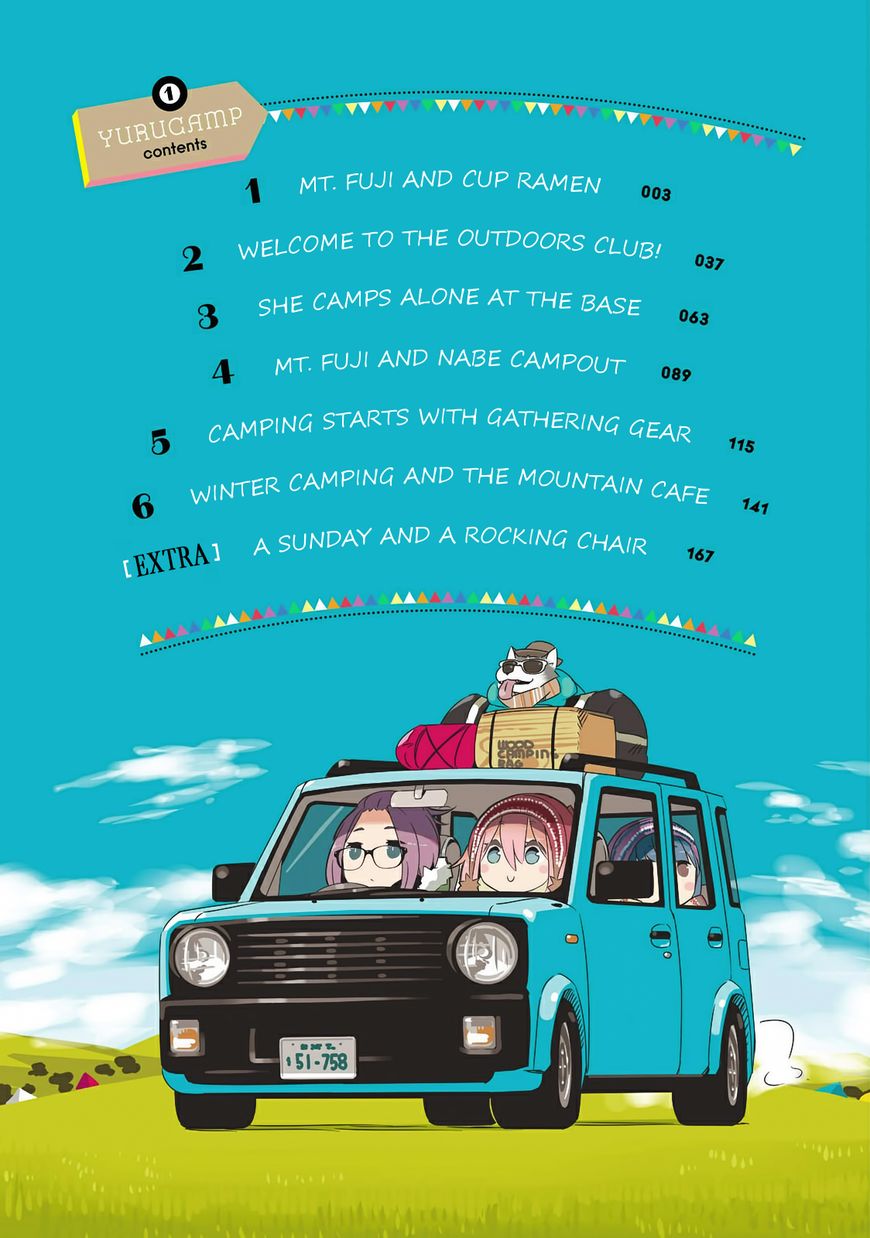 Yurucamp Chapter 1 page 3 - Chapter 1 : Mt. Fuji and Cup Ramen