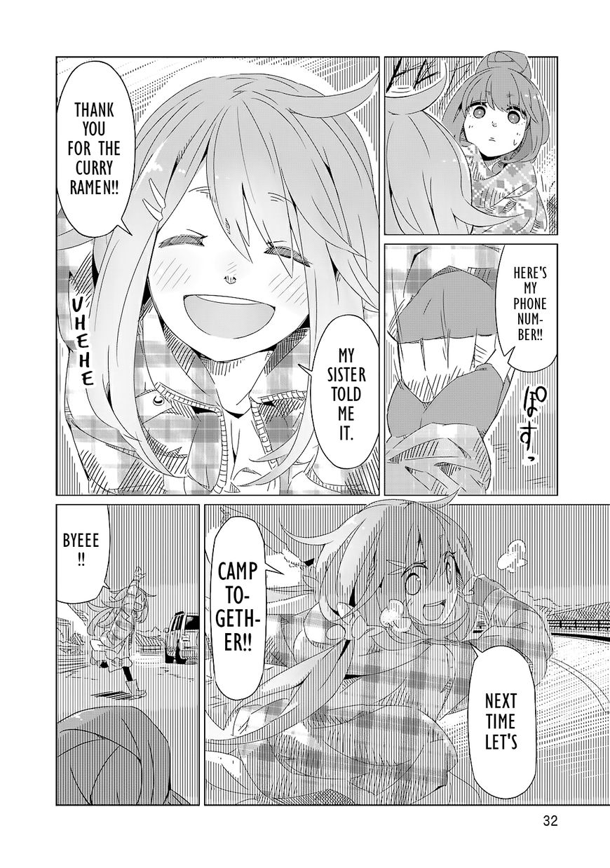 Yurucamp Chapter 1 page 31 - Chapter 1 : Mt. Fuji and Cup Ramen