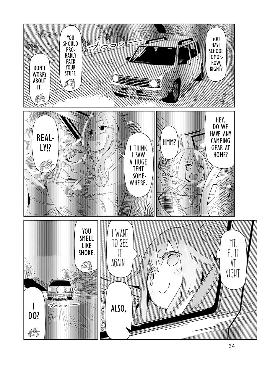 Yurucamp Chapter 1 page 33 - Chapter 1 : Mt. Fuji and Cup Ramen