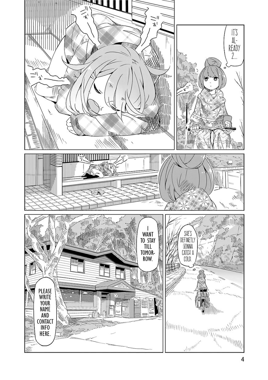 Yurucamp Chapter 1 page 5 - Chapter 1 : Mt. Fuji and Cup Ramen