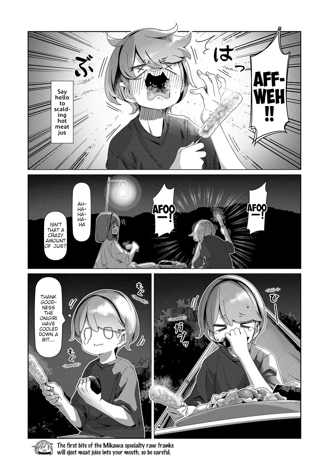 Yurucamp Chapter 100 page 10 - Chapter 100: The Problem Of What Pairs Well With Frankfurthers