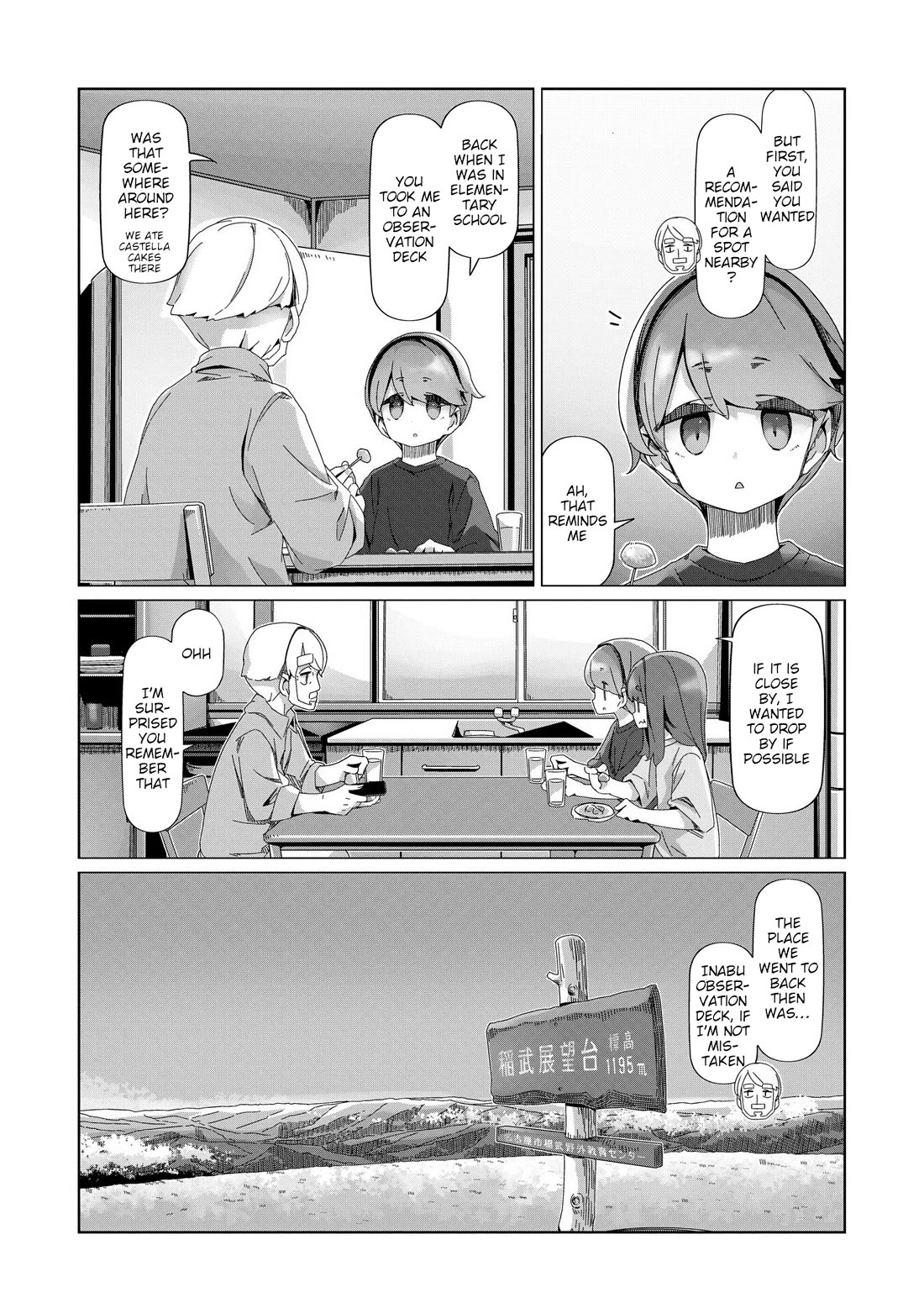 Yurucamp Chapter 101 page 5 - Chapter 101: Totally Unplanned Touring Deep In Mikawa