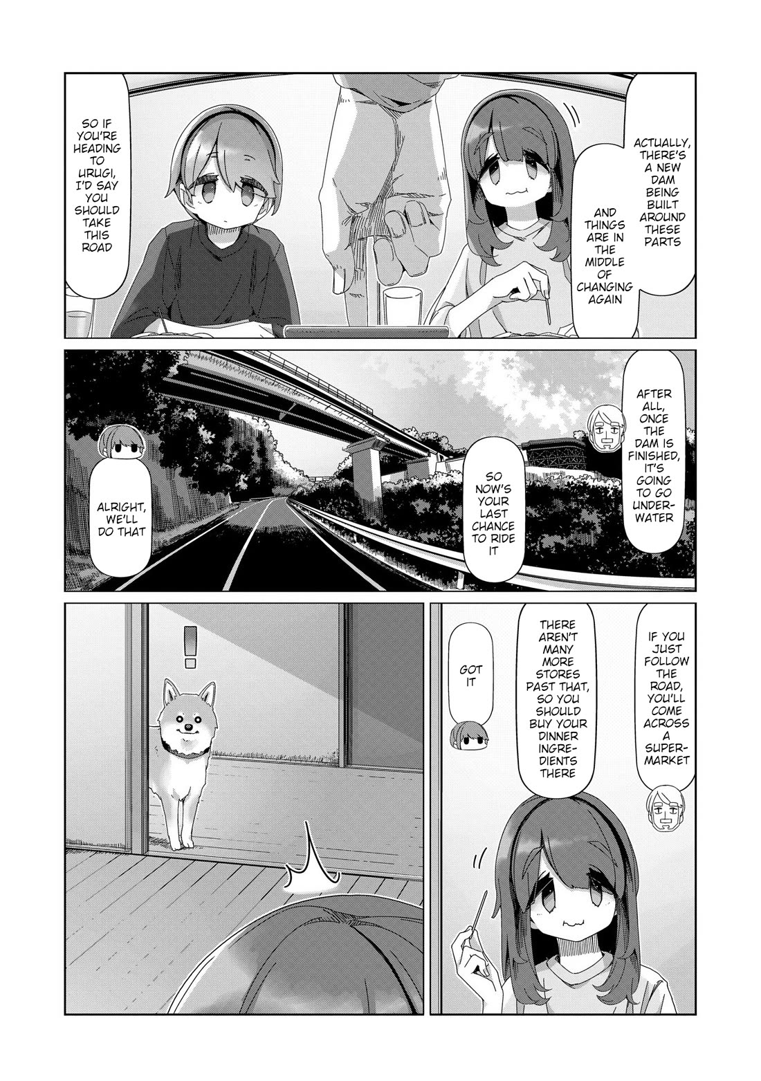 Yurucamp Chapter 101 page 7 - Chapter 101: Totally Unplanned Touring Deep In Mikawa