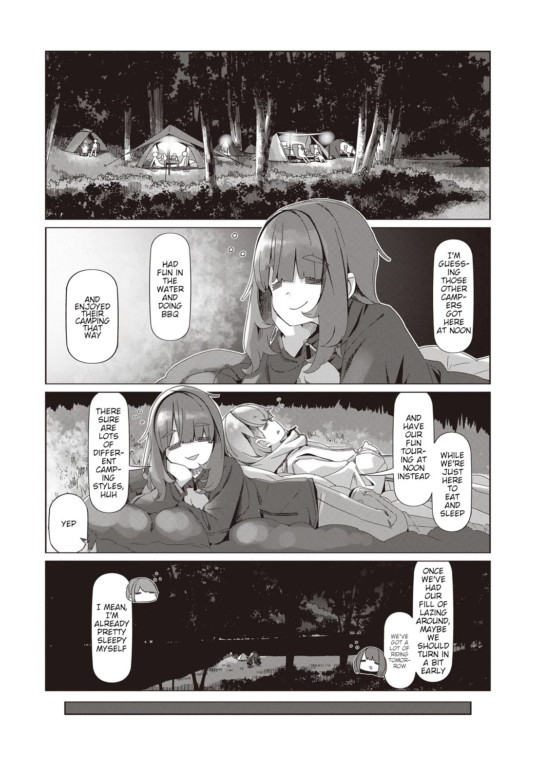 Yurucamp Chapter 103 page 12 - Chapter 103: Eat, Sleep, Run!