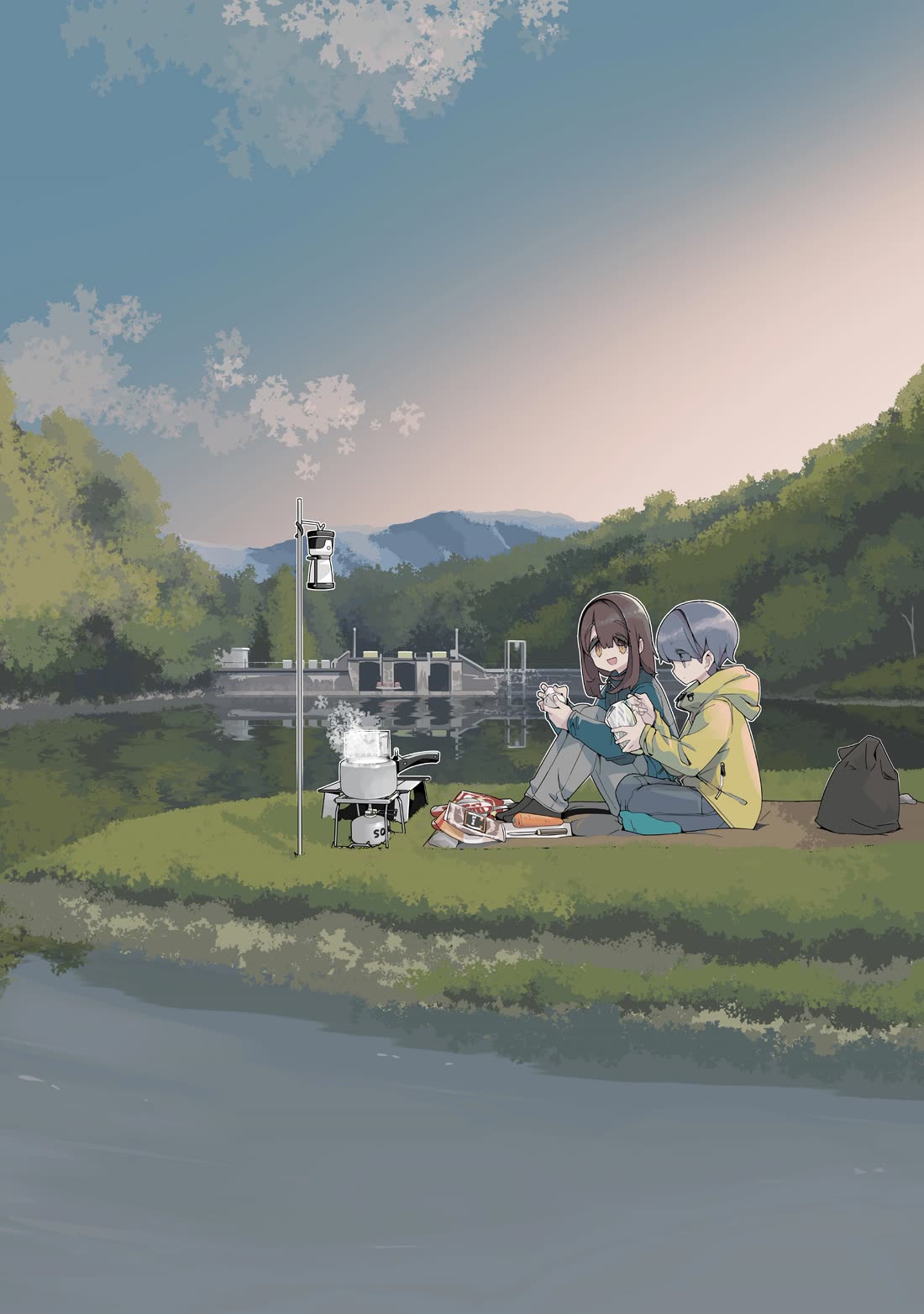 Yurucamp Chapter 103 page 2 - Chapter 103: Eat, Sleep, Run!
