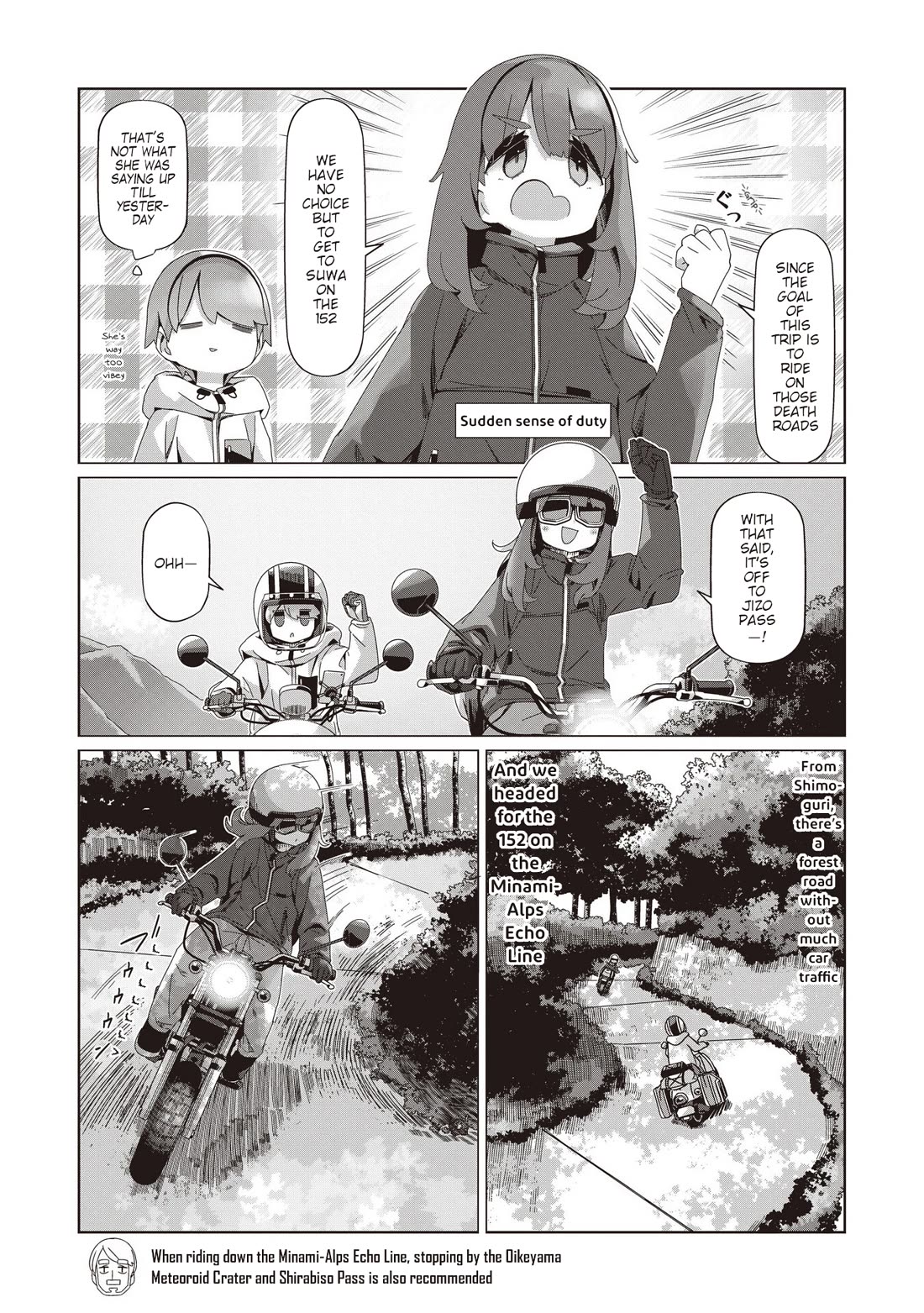 Yurucamp Chapter 103 page 23 - Chapter 103: Eat, Sleep, Run!