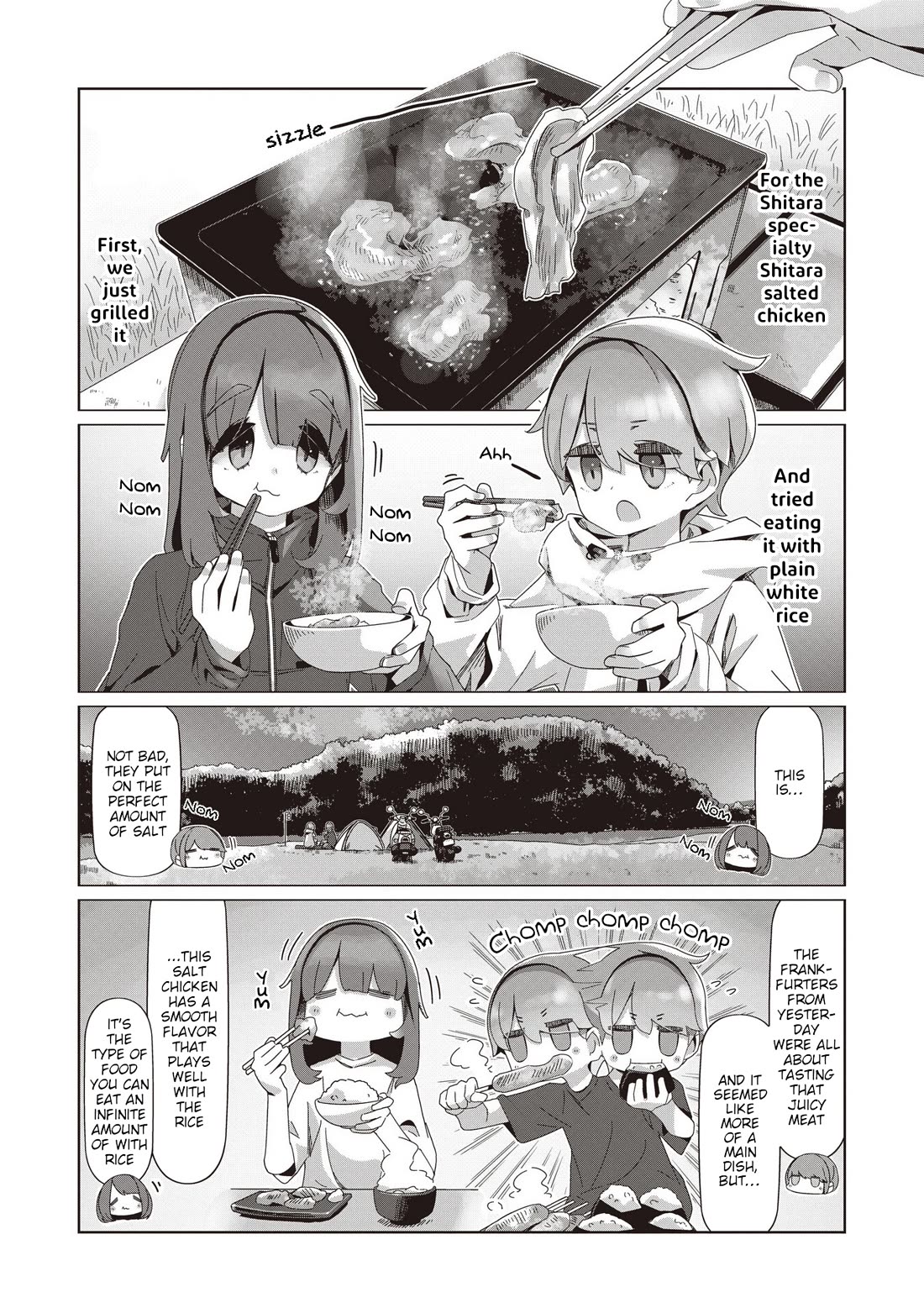 Yurucamp Chapter 103 page 3 - Chapter 103: Eat, Sleep, Run!