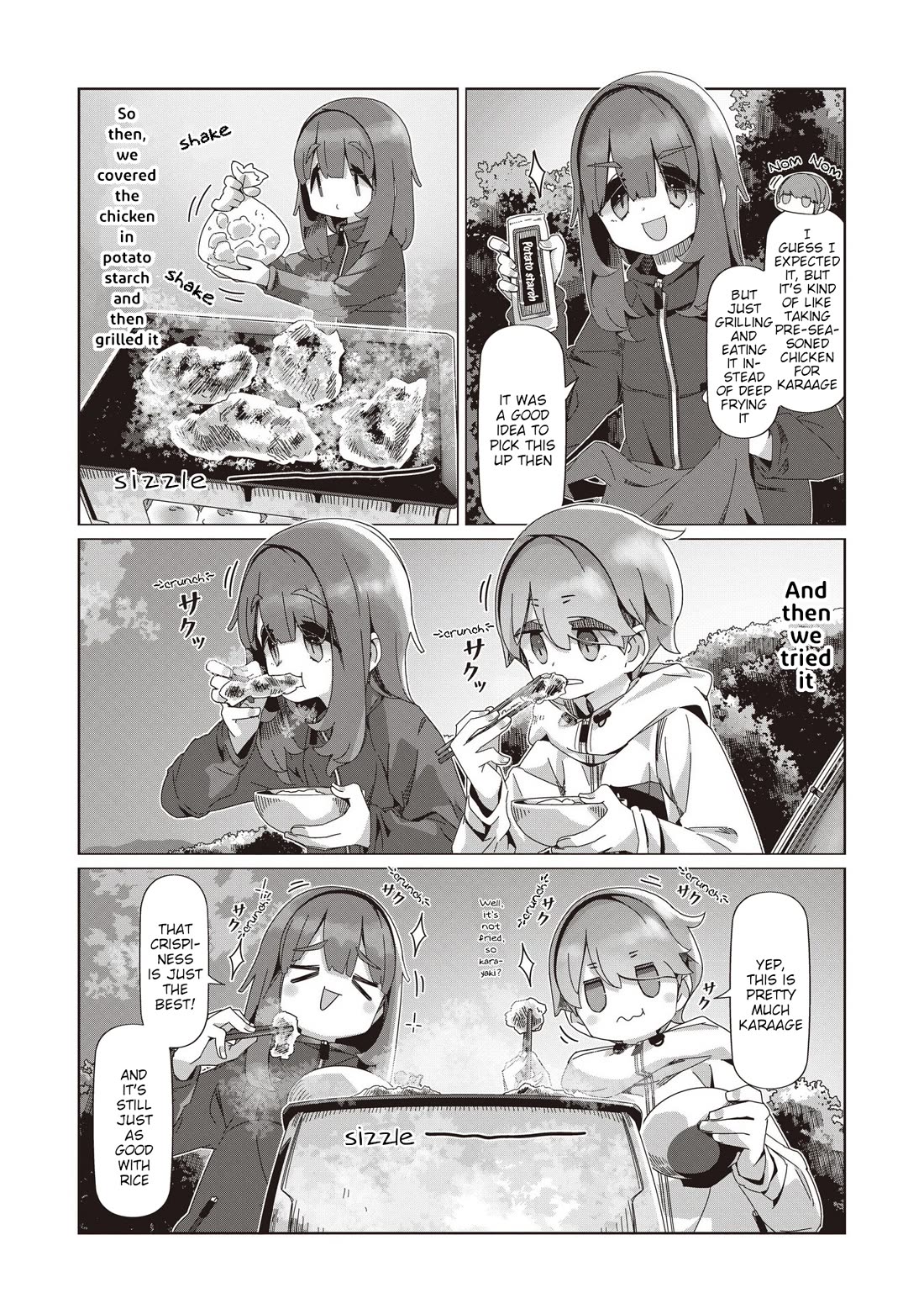 Yurucamp Chapter 103 page 4 - Chapter 103: Eat, Sleep, Run!