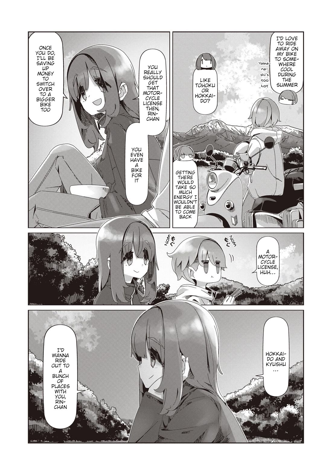 Yurucamp Chapter 103 page 9 - Chapter 103: Eat, Sleep, Run!