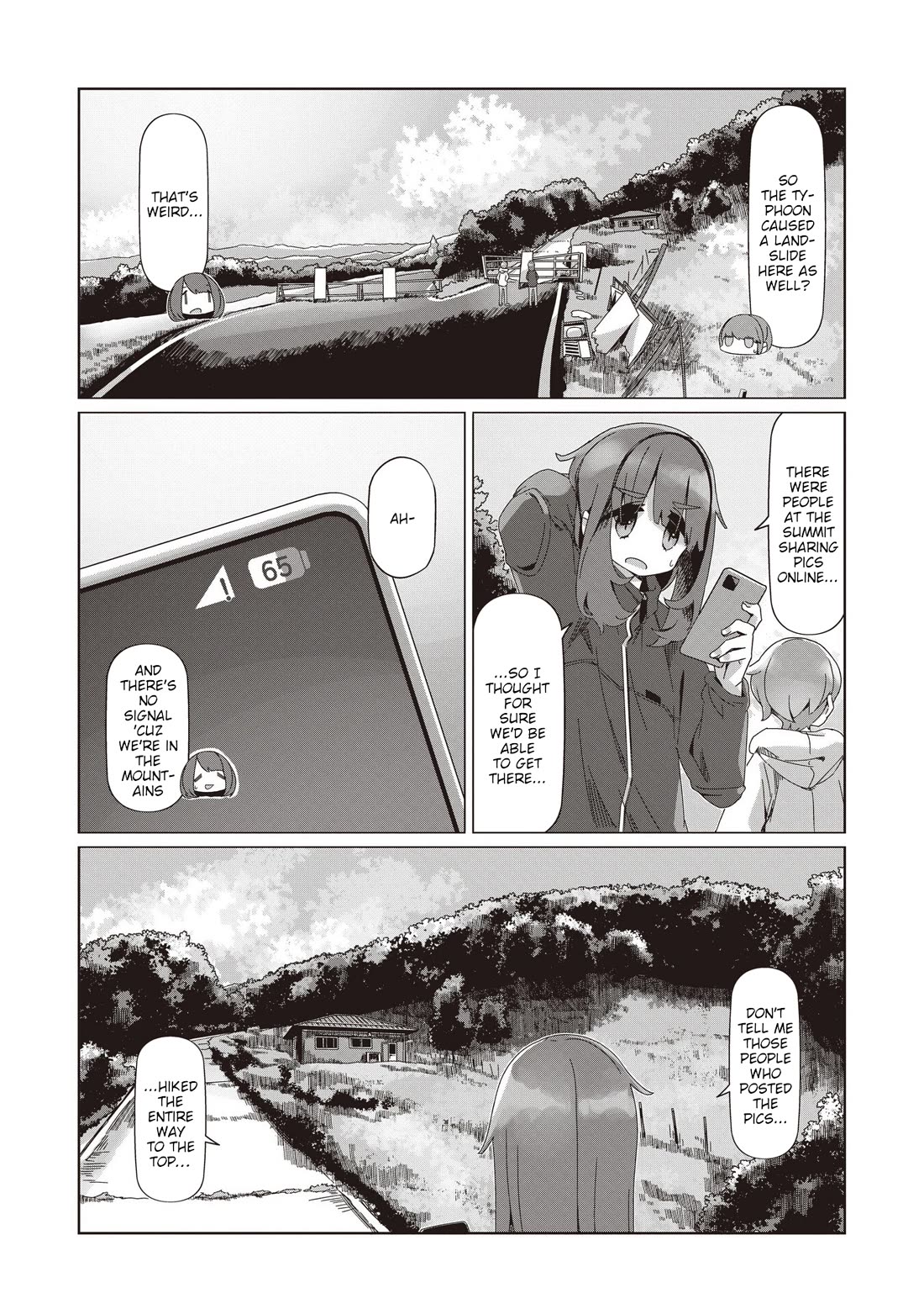 Yurucamp Chapter 105 page 1 - Chapter 105: Full Throttle!! 152 Touring