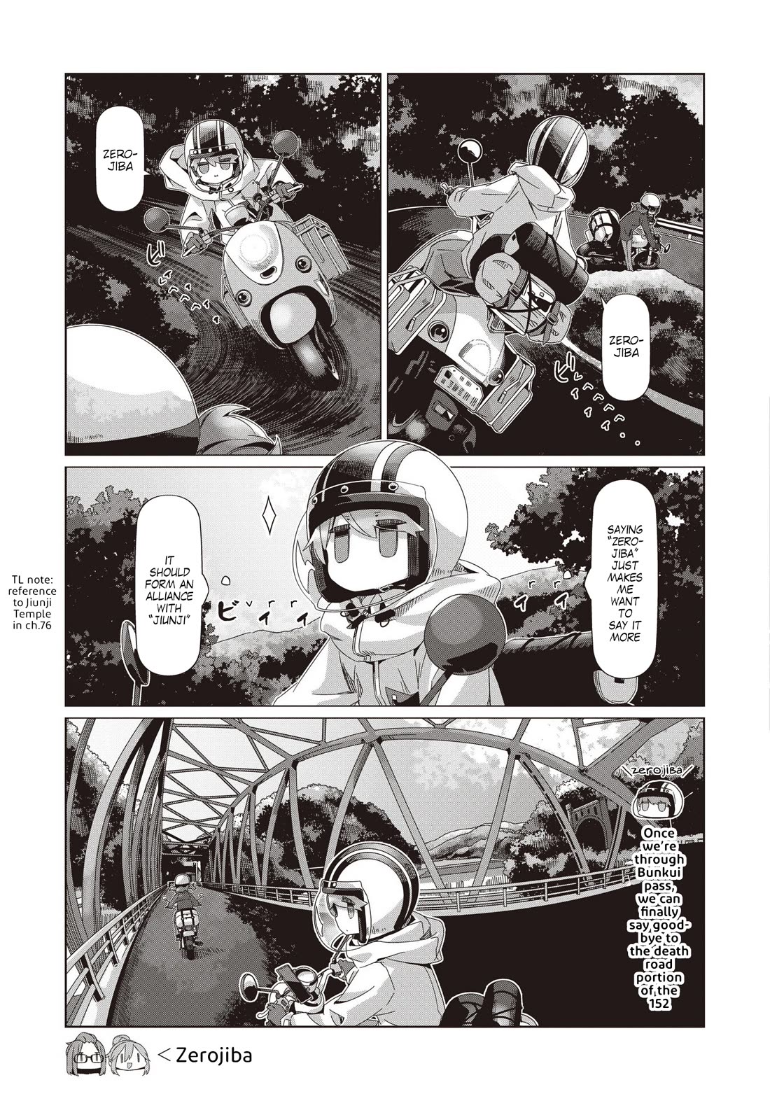 Yurucamp Chapter 105 page 16 - Chapter 105: Full Throttle!! 152 Touring