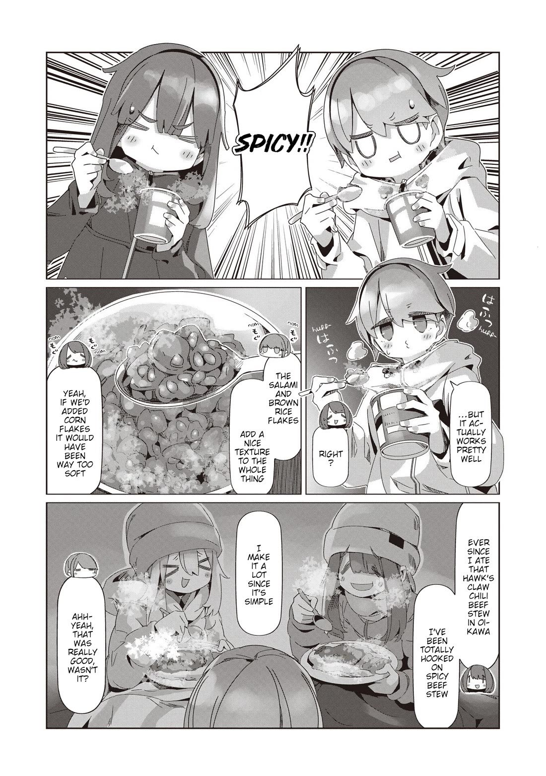 Yurucamp Chapter 106 page 12 - Chapter 106: Kayano Plateau And Corner-Cutting Meal