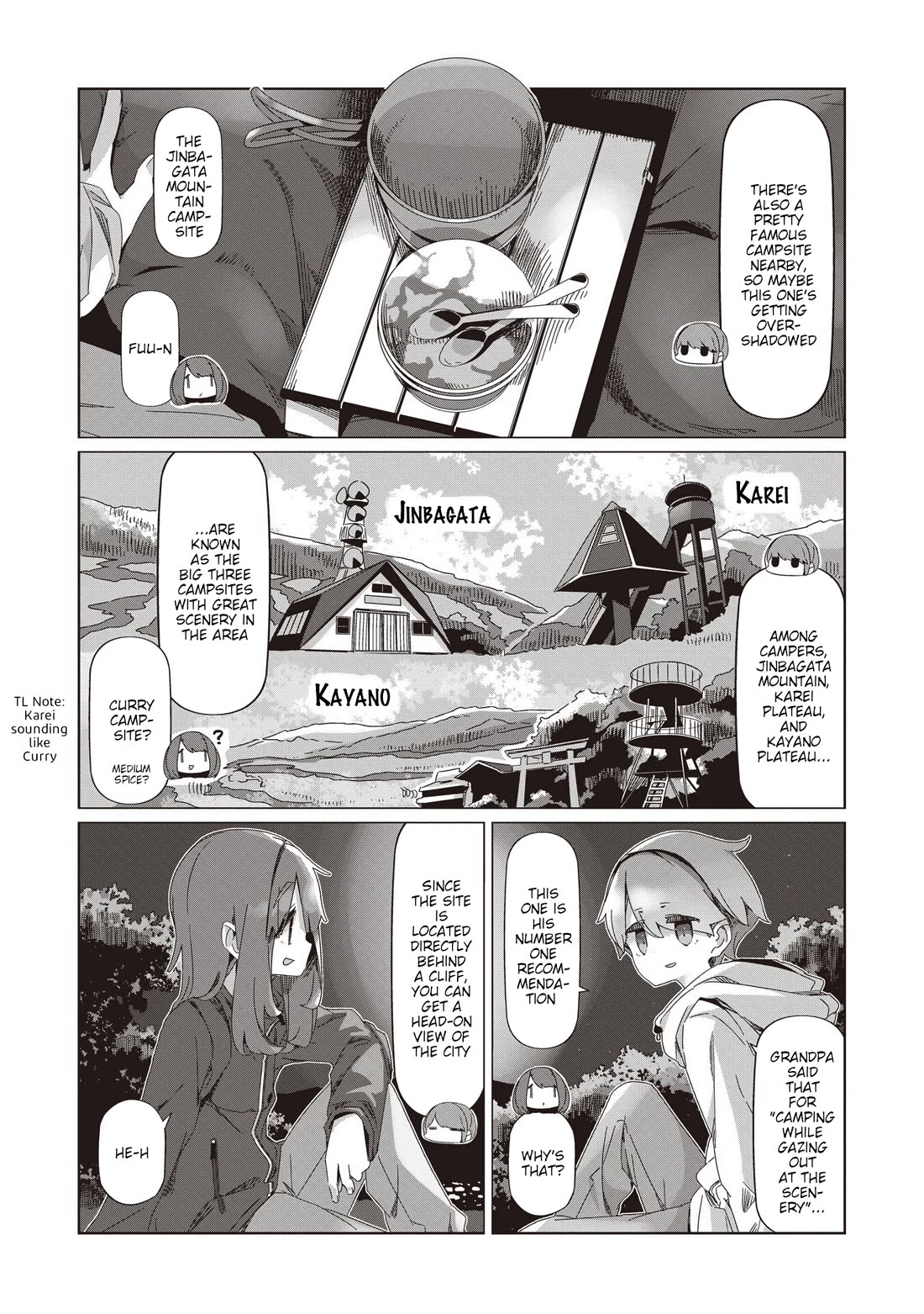 Yurucamp Chapter 106 page 14 - Chapter 106: Kayano Plateau And Corner-Cutting Meal