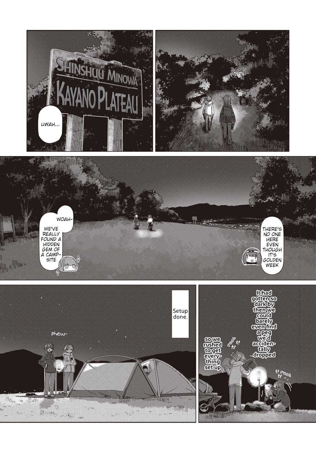 Yurucamp Chapter 106 page 6 - Chapter 106: Kayano Plateau And Corner-Cutting Meal
