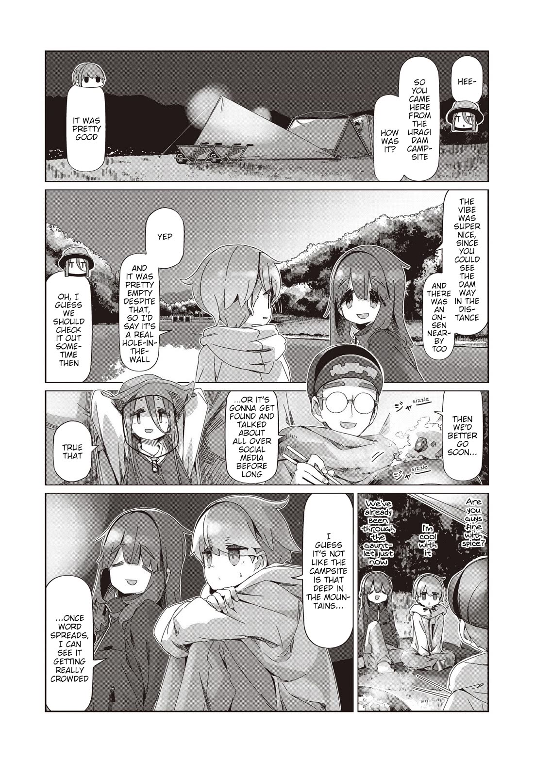Yurucamp Chapter 107 page 1 - Chapter 107: Nagano Specialty: Dream or Reality?