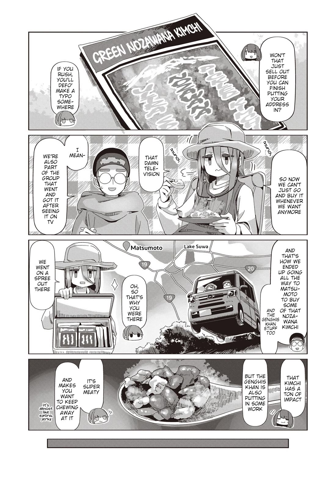 Yurucamp Chapter 107 page 11 - Chapter 107: Nagano Specialty: Dream or Reality?