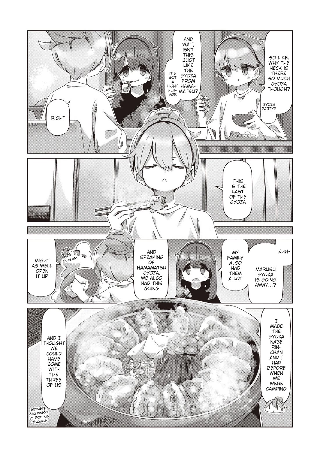 Yurucamp Chapter 109 page 21 - Chapter 109: Around The Gyoza Nabe