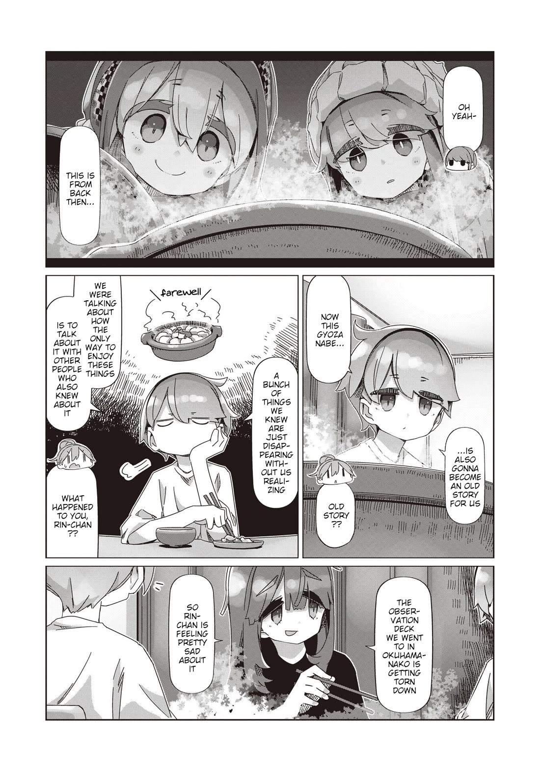 Yurucamp Chapter 109 page 22 - Chapter 109: Around The Gyoza Nabe
