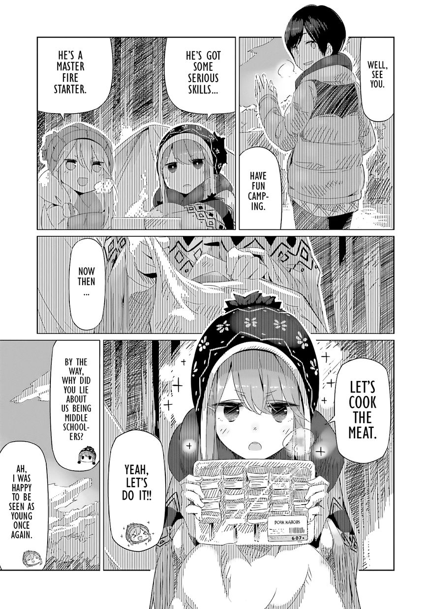 Yurucamp Chapter 11 page 22 - Chapter 11 : Winter Camping and Lake Shibire