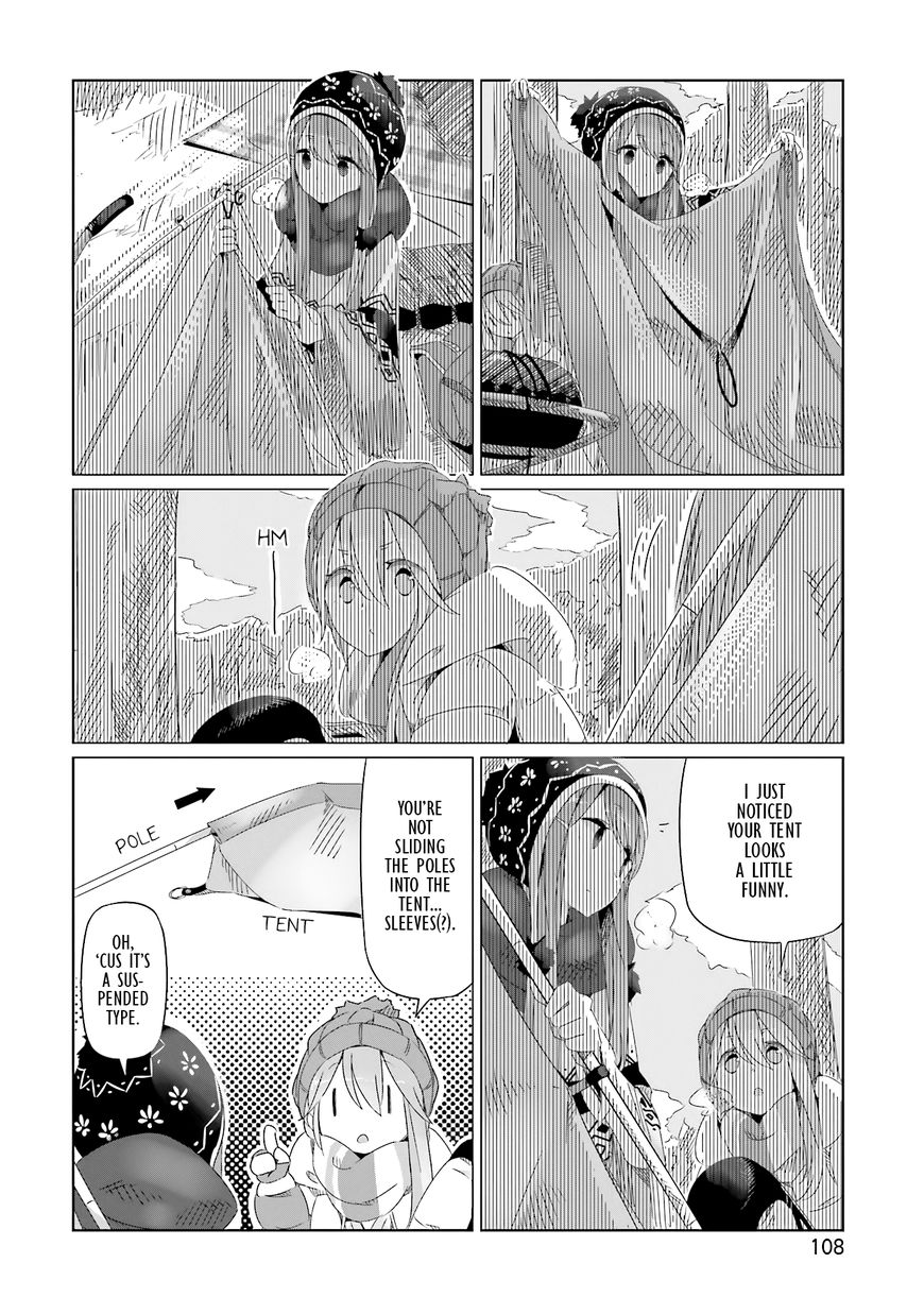 Yurucamp Chapter 11 page 6 - Chapter 11 : Winter Camping and Lake Shibire