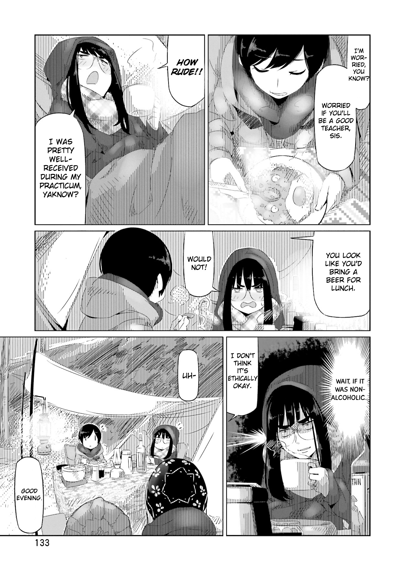 Yurucamp Chapter 12 page 8 - Chapter 12