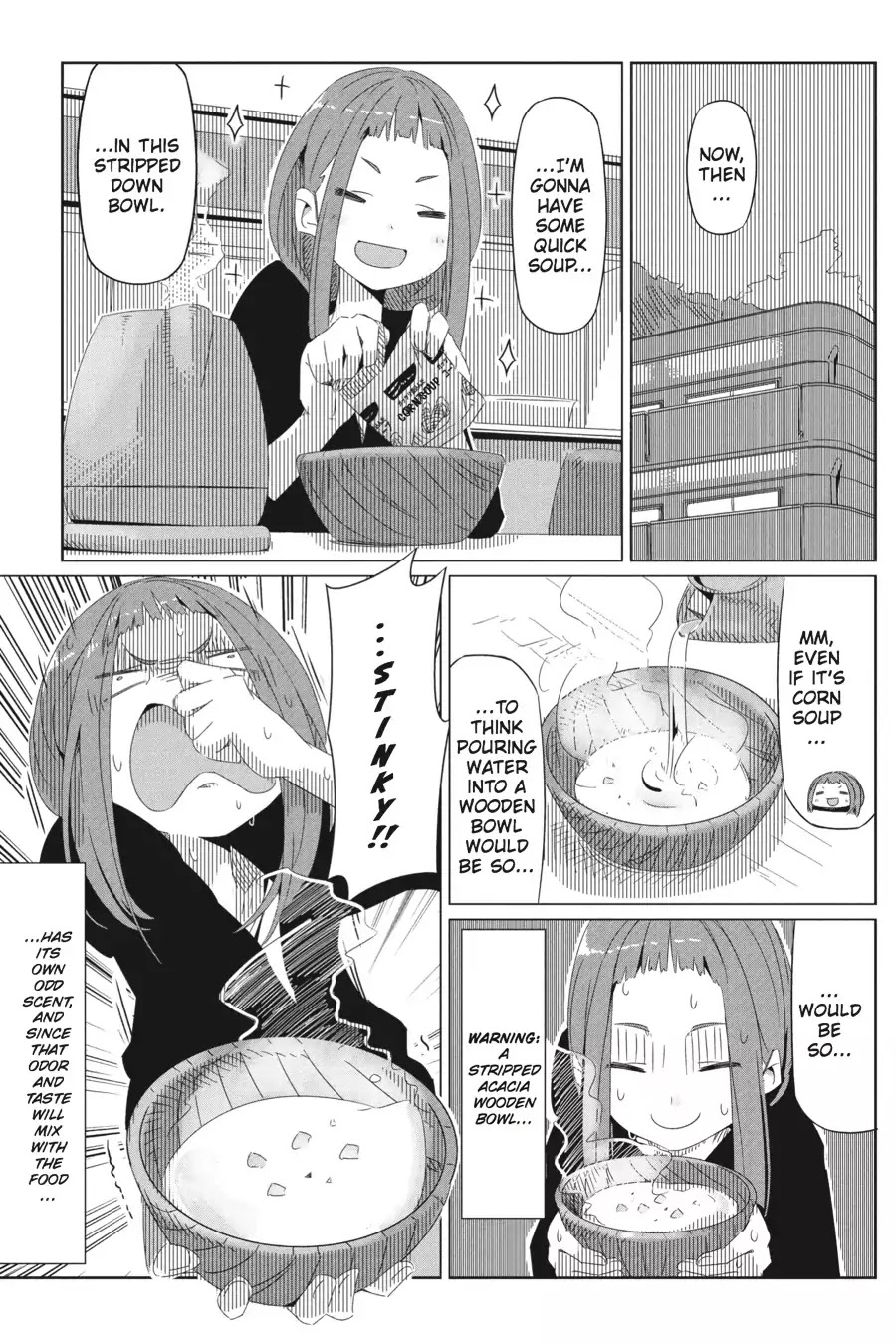 Yurucamp Chapter 13 page 23 - Chapter 13: Tests, and An Introduction to Fancy Camping